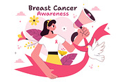 11 Breast Cancer Awareness Month, a Healthcare Illustration by denayunebgt (Thumbnail 4 of 5)