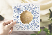 The Tree of Life. Blue and white, a Decorative Illustration by olga.korneeva (Thumbnail 6 of 12)