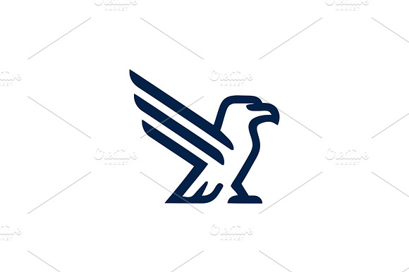 Griffin heraldic outline emblem preview 2