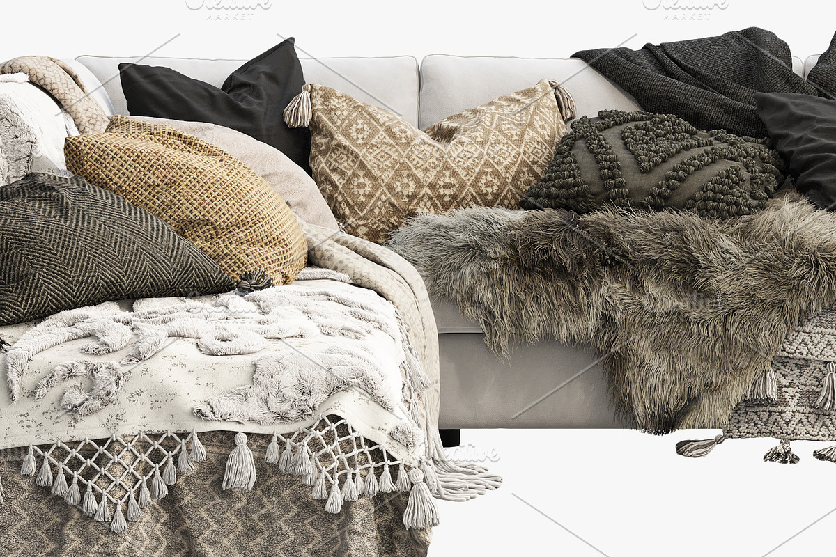 EQ3 Cello 3-Piece Sectional Sofa, a Furniture 3D Model by 3dmitruk (Photo 3 of 10)