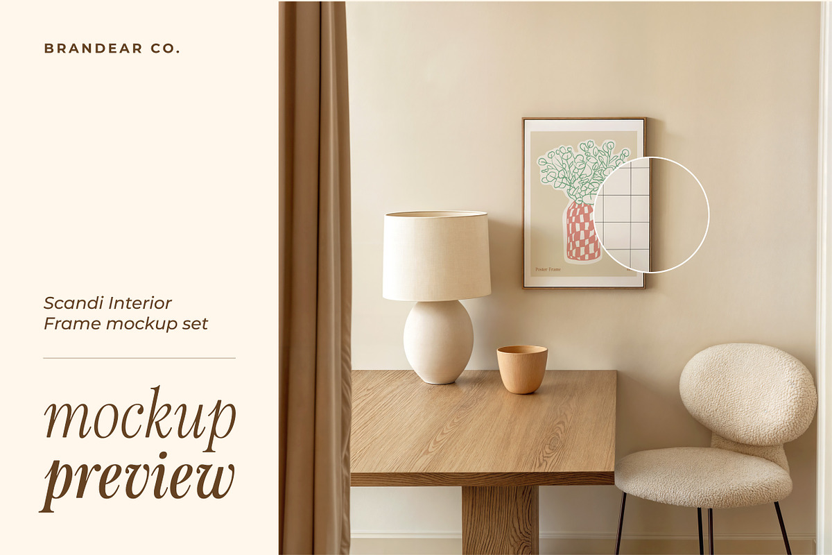 Scandi Interior | 24 Frame Mockups, a Household Mockup by Brandear Design (Photo 5 of 11)