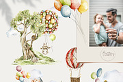 Spring woodland Baby animals clipart, an Animal Illustration by 60secondsArt (Thumbnail 13 of 14)