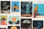 RETRO SURREAL PRINTS, a Background Graphic by Lana Elanor (Thumbnail 7 of 9)