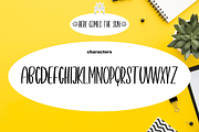 Here comes the sun - Display Font, a Font by Fikryal Studio (Thumbnail 10 of 12)