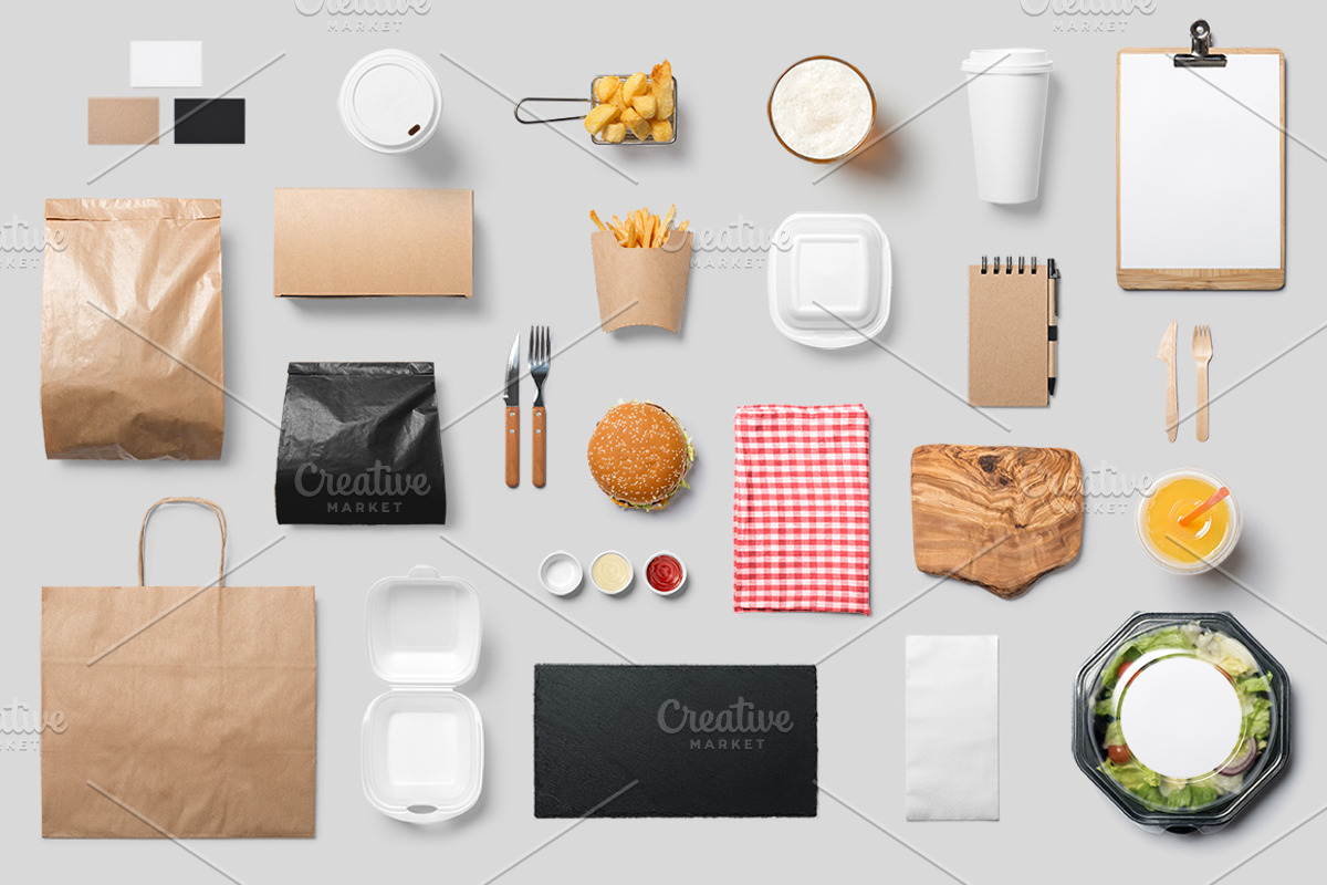 Burger Store Mockup Creator, a Packaging Mockup by Mockup Cloud (Photo 2 of 7)