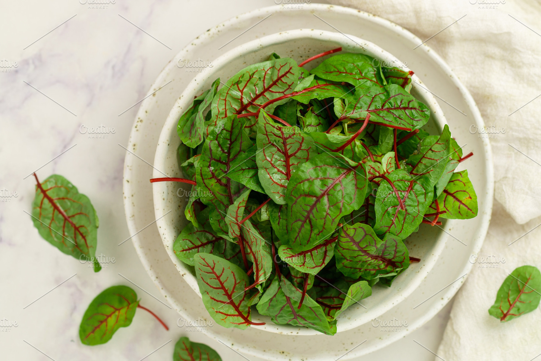 Fresh organic swiss chard leaves, a Food & Drink Photo by La_Vanda