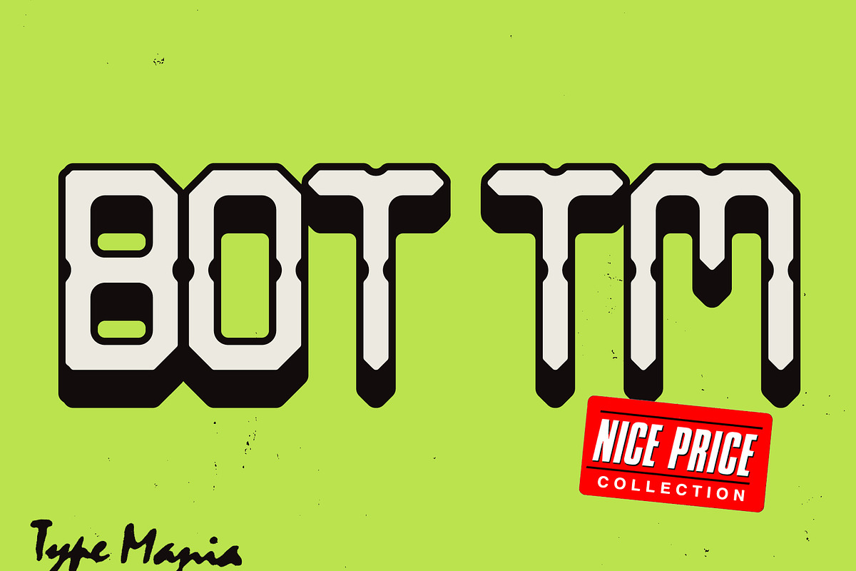 50 TYPE MANIA FONTS // 50% OFF!, a Font by Type Mania (Photo 12 of 51)