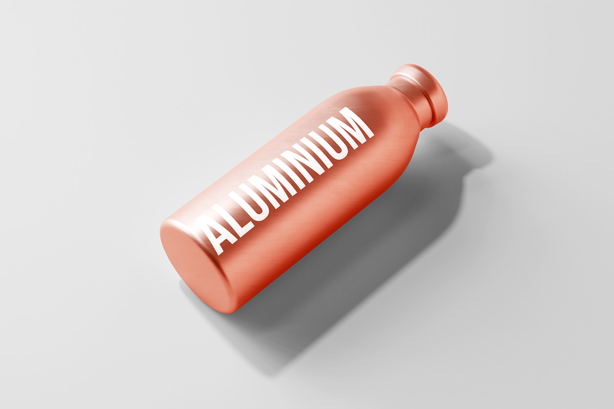 Aluminum Water Bottle Mockup Bundle, a Packaging Mockup by pmvch (Photo 48 of 51)