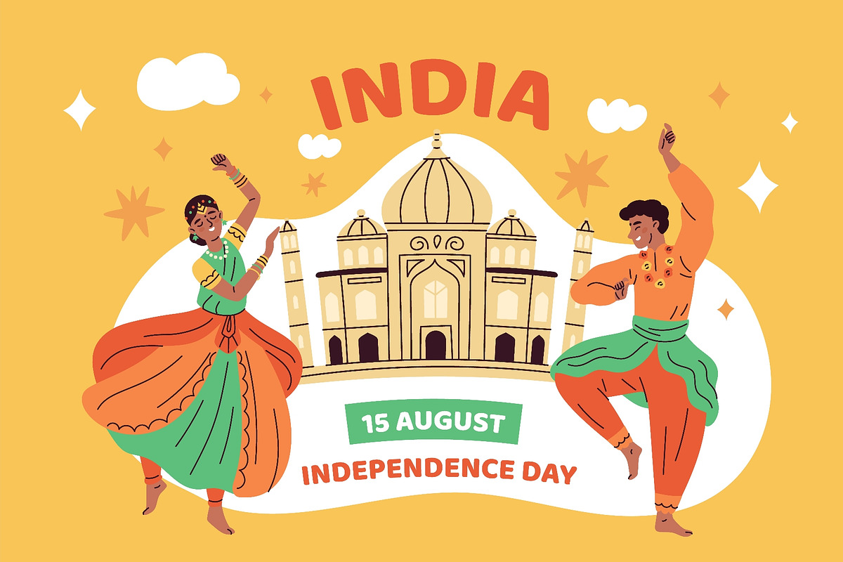 India independence day. Traditional, an Object Illustration by YummyBuum (Photo 3 of 3)