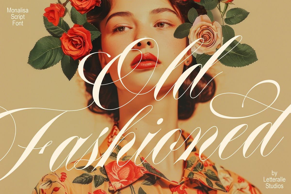 Monalisa Script Font, a Script Font by Letteralle Studios (Photo 9 of 23)