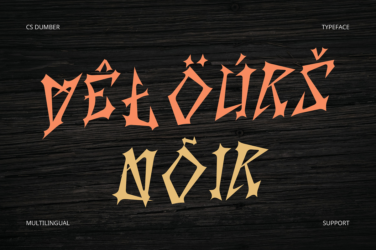 CS Dumber – Heavy Metal Font, a Sans Serif Font by Craft Supply Co. (Photo 5 of 8)