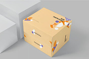 7 Packaging Box Mockups, a Packaging Mockup by megostudi0 (Thumbnail 3 of 9)