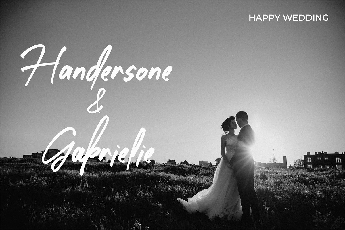White Stone Script Brush Font, a Script Font by NTC Graphic (Photo 4 of 7)