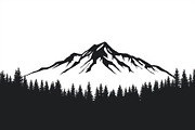 12 Pine Forest & Mountain Scenes, an Illustration by musafir_fashion (Thumbnail 5 of 13)