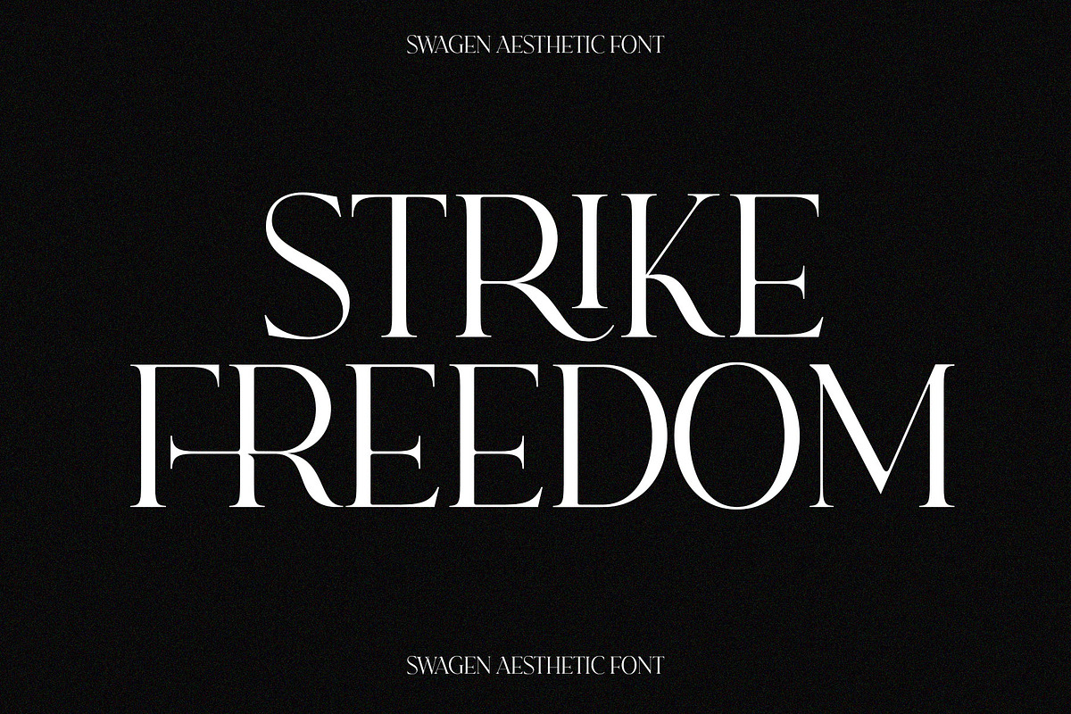 swagen aesthetic, a Serif Font by INKSUN™ (Photo 9 of 9)