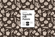 Vegetable Folk Pattern, a Pattern Graphic by Neermana (Thumbnail 1 of 5)