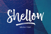 Shellow Brush, a Script Font by Stripes Studio (Thumbnail 1 of 7)
