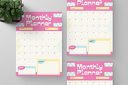 Monthly Planner Design Template, a Flyer Template by Annora Studio (Thumbnail 5 of 5)