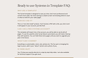 Systeme.io Fawn Minimal Funnel, a Landing Page Template by Hayley's Digital Hub (Thumbnail 8 of 10)
