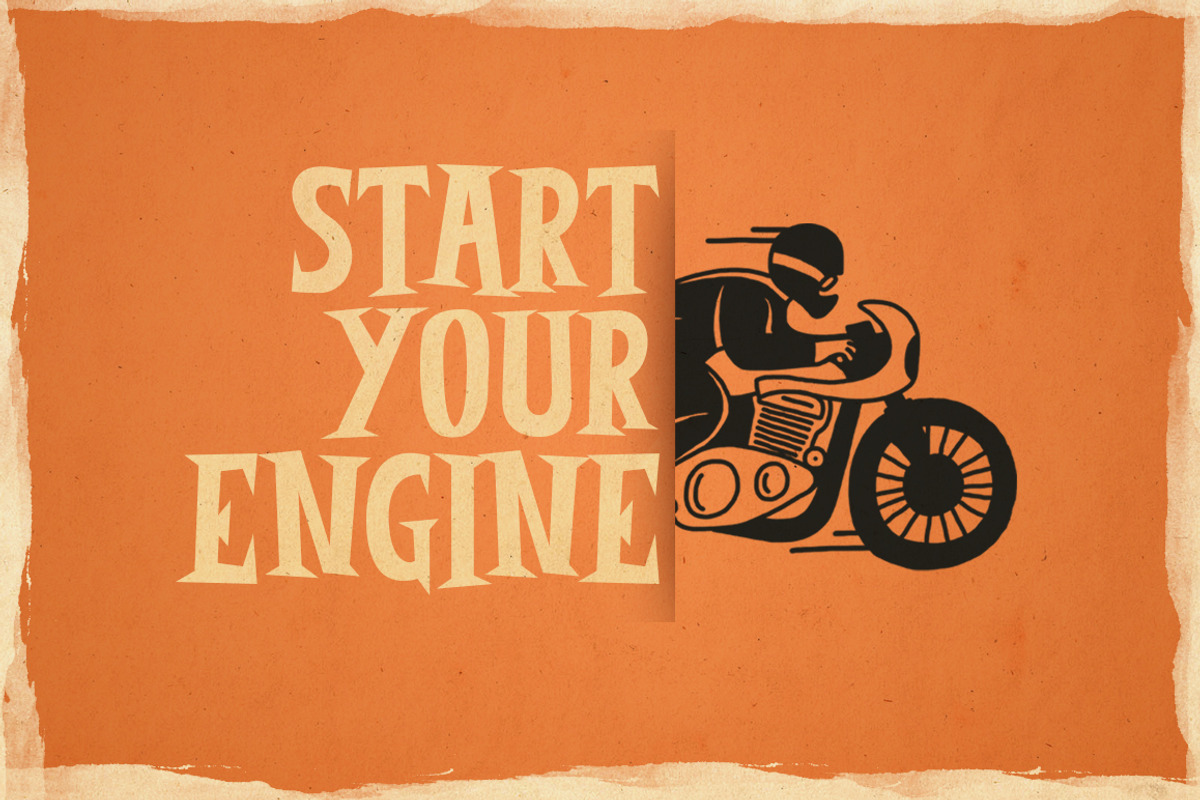 Burnout Font preview 4