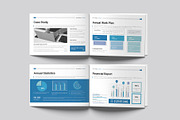 Annual Report Template Landscape, a Brochure Template by DesignCrest (Thumbnail 8 of 13)
