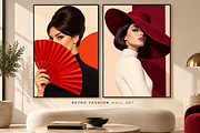 50 Retro Fashion Posters, a Beauty & Fashion Photo by MarisoArt (Thumbnail 3 of 6)