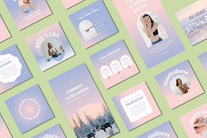 Meditation Wellness Instagram Bundle