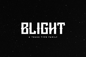 Blight Typeface, a Font by Tugcu Design Co.