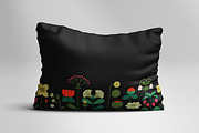 Abstract flowers border, banner, a Decorative Illustration by Good Studio (Thumbnail 3 of 5)