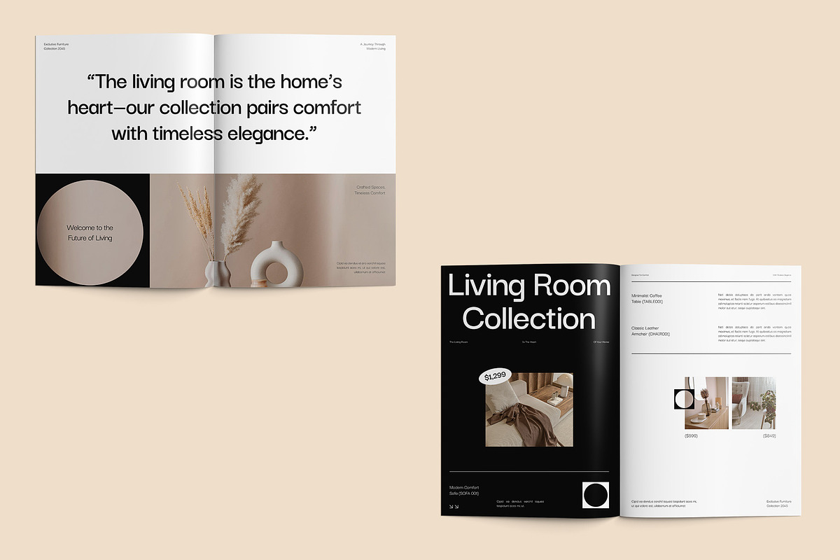 Modern Furniture Product Catalog preview 6