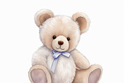 12 Watercolor teddy bear clipart, an Animal Illustration by ZaaxPrintables (Thumbnail 8 of 13)