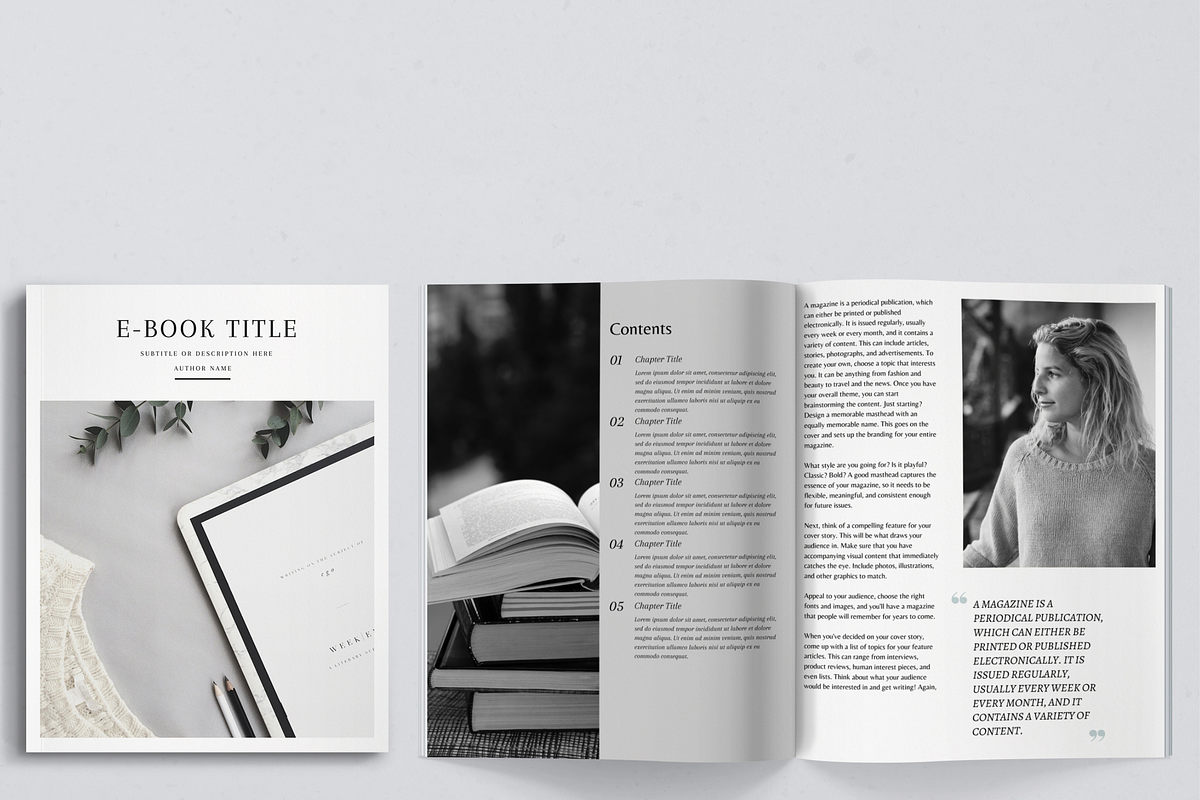 50 Page Canva eBook & Template, a Magazine Template by Templits (Photo 2 of 10)