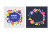Vector Cute Flower Collection, a Decorative Illustration by Kattarina Po (Thumbnail 4 of 6)