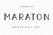 Maraton, a Sans Serif Font by FreshTypeINK (Thumbnail 1 of 8)