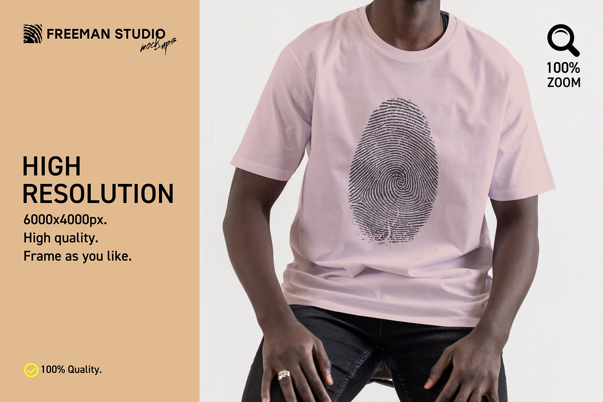 T-Shirt Mock-Up Set, a Shirt Mockup by Freeman Studio (Photo 4 of 17)