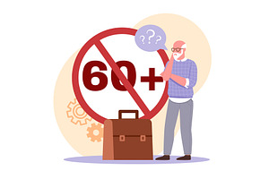 Difficulties in finding employment, an Object Illustration by YummyBuum