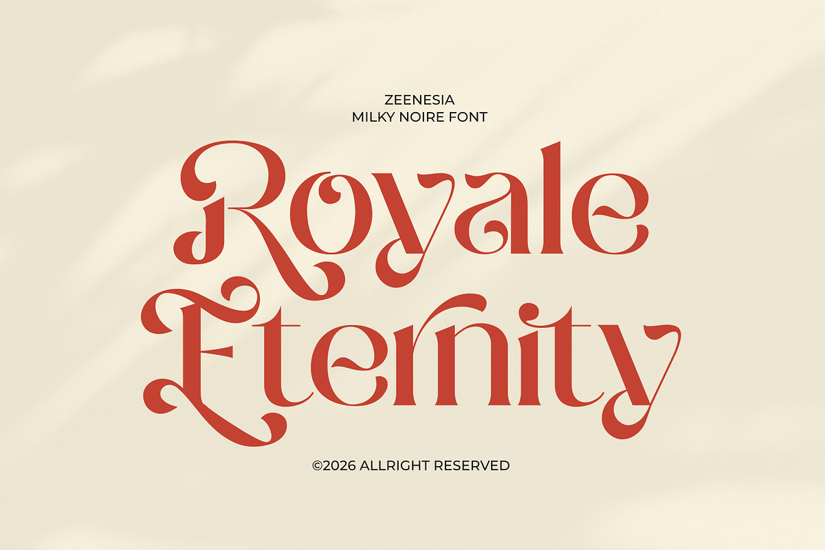 Milky Noire, a Serif Font by zeenesia (Photo 12 of 14)