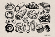 Bakery Illustrations Vector Bundle, a Food Illustration by Yevheniia (Thumbnail 4 of 10)