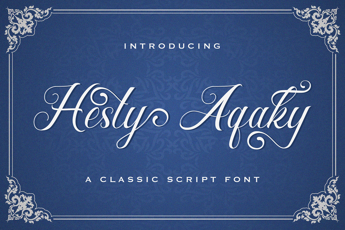 Hesty Aqaky - Modern Script Font, a Script Font by StringLabs (Photo 1 of 12)