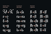 Kingfall typeface, a Handwritten Font by Michael Rafailyk (Thumbnail 13 of 13)