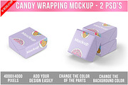 Candy Wrapping Mockup PSD, a Packaging Mockup by Bruno's Shop (Thumbnail 1 of 4)