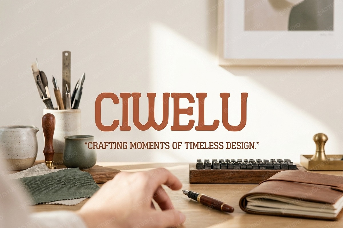 Ciwelu | A Sophisticated Serif, a Serif Font by Astuti Studio (Photo 4 of 25)