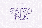 PGR Retrobel - Imperfect Font, a Handwritten Font by Pikgura (Thumbnail 1 of 7)