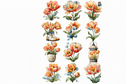Spring Tulip Flowers Clipart, an Illustration by Libby Wishes (Thumbnail 3 of 6)