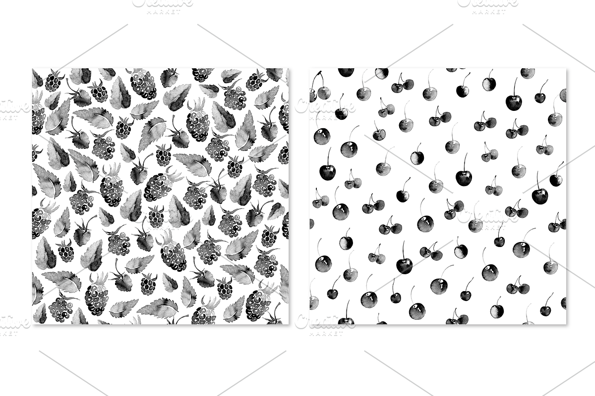 INK DREAMS: BLACK & WHITE PATTERNS, a Pattern Graphic by HANNA V (Photo 4 of 9)
