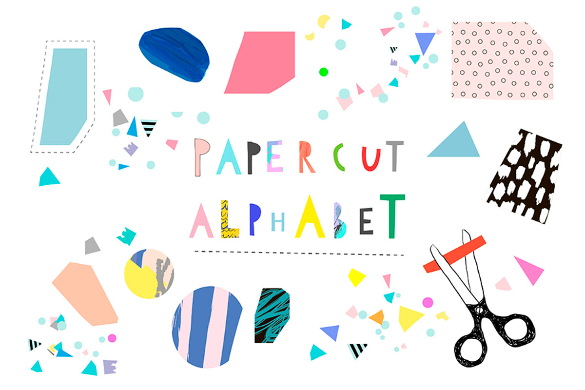 Paper CUT Alphabet, an Education Illustration by Lera Efremova (Photo 1 of 7)
