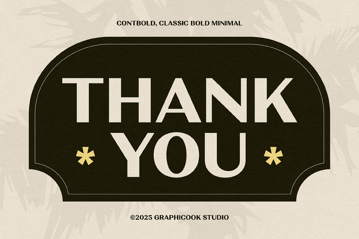 Contbold, a Sans Serif Font by graphicook (Photo 10 of 10)