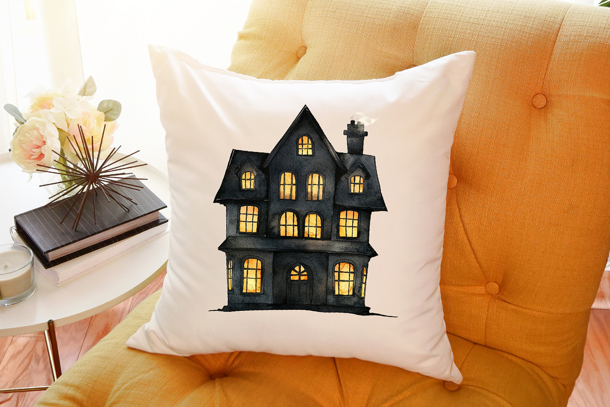 Watercolor Halloween Evening, an Illustration by Sublimation Artist (Photo 6 of 6)