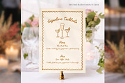 Wedding Signature Drinks Canva bd003, a Card Template by TyphoonStudio (Thumbnail 5 of 8)