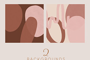 Painted Abstract Shapes - Blush, a Texture Illustration by denofdreamers (Thumbnail 8 of 10)